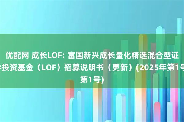 优配网 成长LOF: 富国新兴成长量化精选混合型证券投资基金（LOF）招募说明书（更新）(2025年第1号)